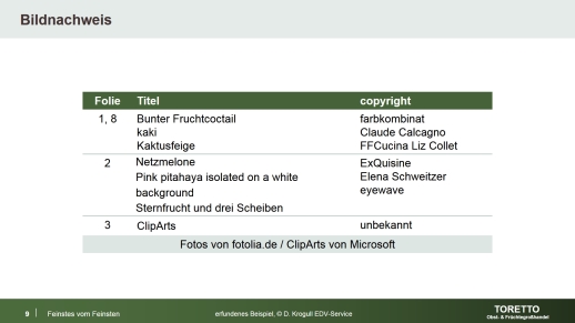 PowerPoint Präsentationen Beispielfolie Galerie 06 Folie 09