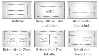 PowerPoint Präsentationen Folienlayout-Katalog 00 01