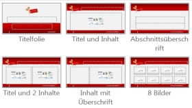 PowerPoint Präsentationen Folienlayout-Katalog 08 01